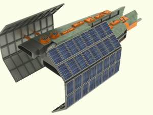 Zenit - z spaceship Model 3D