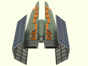 Zenit - z spaceship Model 3D
