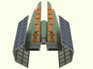 Zenit - z spaceship 3D Model