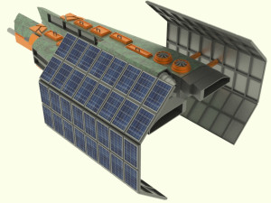 Zenit - z spaceship Model 3D