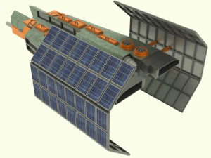 Zenit - z spaceship 3D Model