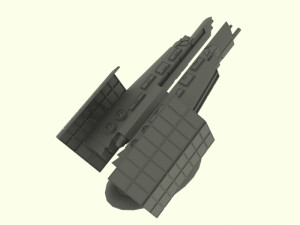 Zenit - z spaceship Model 3D