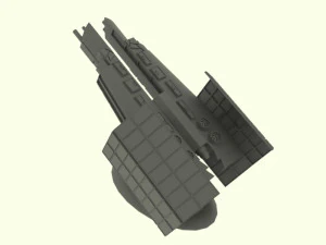Zenit - z spaceship 3D Model