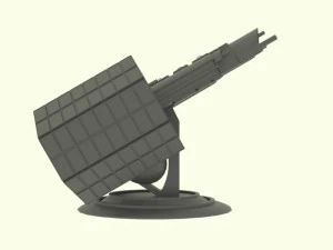 Zenit - z spaceship 3D Model