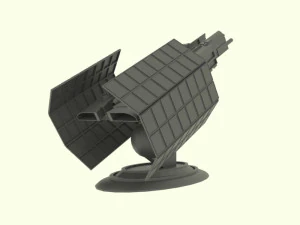 Zenit - z spaceship 3D Model