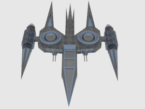 Zenit-a spaceship Model 3D