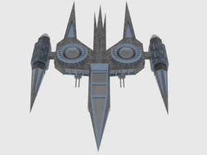 Zenit-a spaceship 3D Model