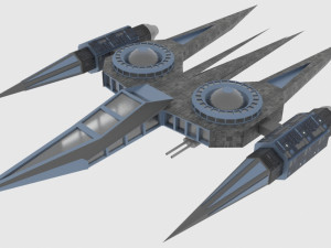 Zenit-a spaceship Model 3D