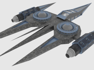 Zenit-a spaceship Model 3D
