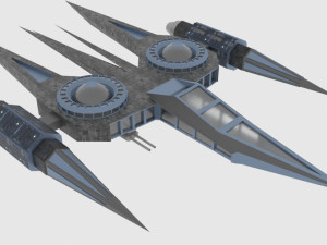 Zenit-a spaceship Model 3D