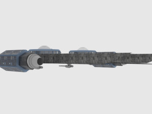 Zenit-a spaceship Model 3D