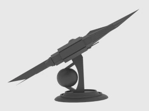 Zenit-a spaceship 3D Model