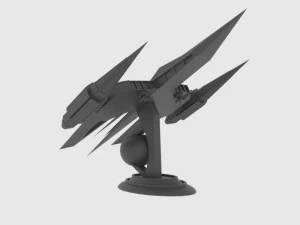Zenit-a spaceship 3D Model