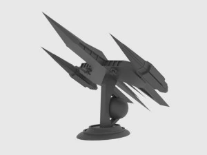 Zenit-a spaceship 3D Model