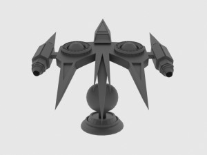 Zenit-a spaceship Model 3D