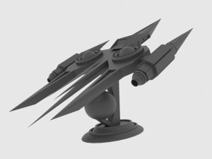 Zenit-a spaceship Model 3D