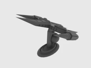 Zenit-a spaceship 3D Model