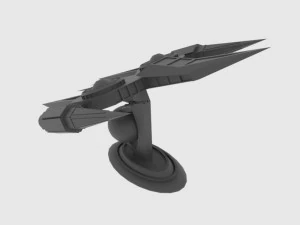 Zenit-a spaceship 3D Model