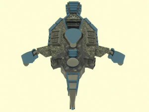 Zenit-e spaceship 3D Model