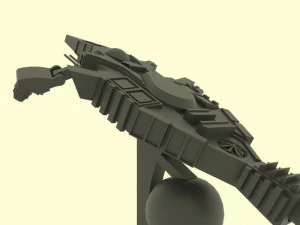 Zenit-e spaceship 3D Model