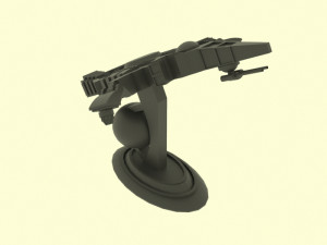 Zenit-e spaceship 3D Модель