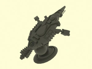 Zenit-e spaceship 3D Model