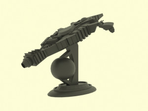 Zenit-e spaceship 3D Модель