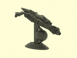 Zenit-e spaceship 3D Model