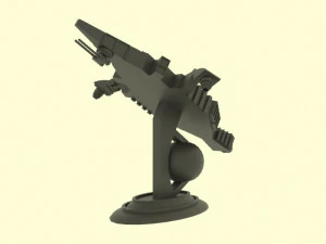 Zenit-e spaceship 3D Model