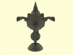 Zenit-e spaceship 3D Модель