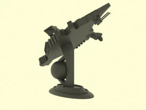Zenit-e spaceship 3D Model