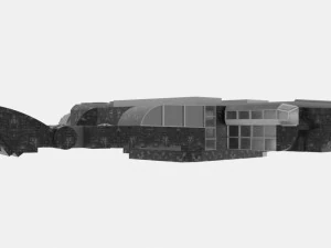 Zenit-s spaceship 3D Model