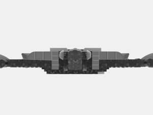 Zenit-s spaceship 3D Модель
