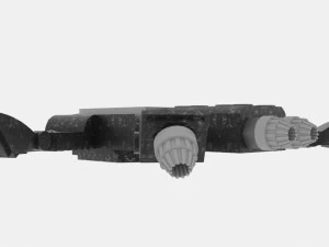 Zenit-s spaceship 3D Model