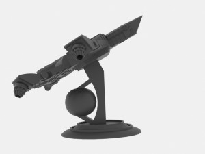 Zenit-s spaceship 3D Модель