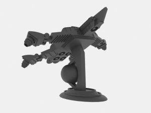 Zenit-s spaceship 3D Model