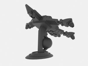 Zenit-s spaceship 3D Модель