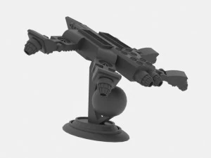 Zenit-s spaceship 3D Model