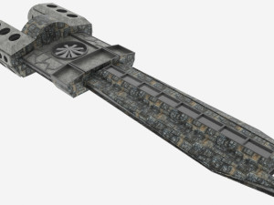 Zenit-t spaceship 3D Модель