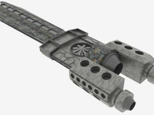 Zenit-t spaceship 3D Model