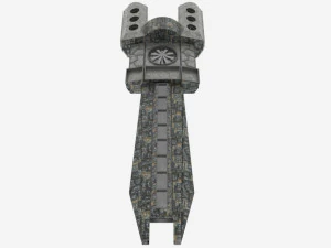 Zenit-t spaceship 3D Model