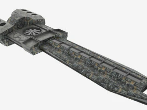Zenit-t spaceship 3D Model