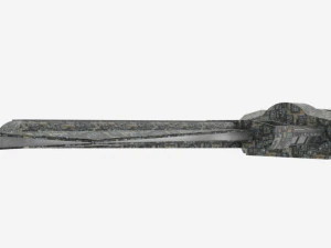 Zenit-t spaceship 3D Model