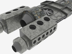 Zenit-t spaceship 3D Model