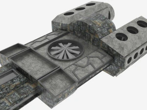 Zenit-t spaceship 3D Model