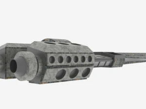 Zenit-t spaceship 3D Model
