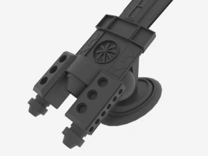 Zenit-t spaceship 3D Model