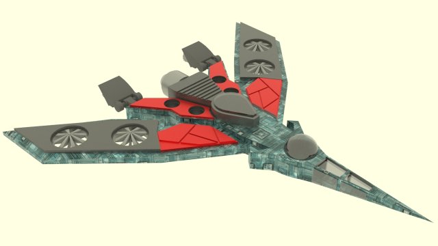 Zenit-tu spaceship 3D Model .c4d .max .obj .3ds .fbx .stl .blend 