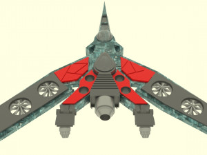 Zenit-tu spaceship 3D Model
