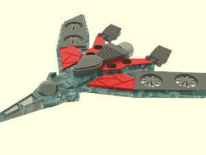 Zenit-tu spaceship 3D Model